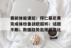 九游体育官网-包含赛前体能课后；拜仁慕尼黑完成体检备战欧超杯；话题不断；数据趋势出现新变化的词条